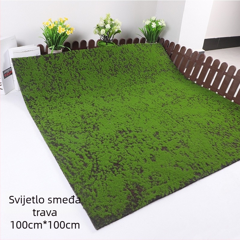 Umjetni mah za zidnu dekoraciju s flokiranim travnjakom za bonsai dekoraciju