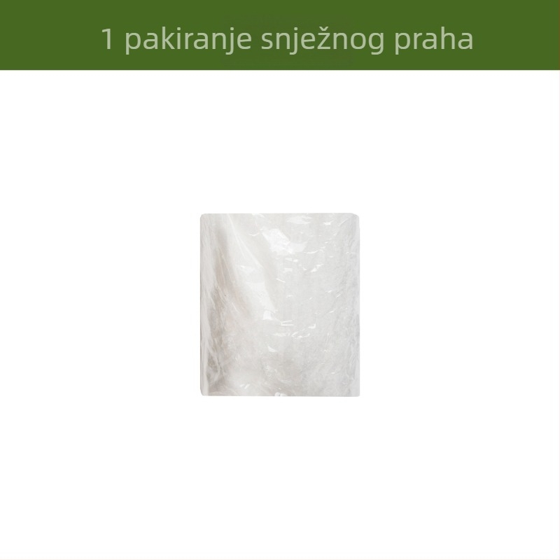 Sjajna kućica od smole, božićni ukras za božićno drvce – mini krajolik
