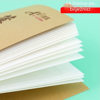 Weisheng Kožna tvrda korica bilježnica za domaću zadaću za osnovnu školu, s karikaturnim omotom, kineski Pinyin, mreža znakova, uski format