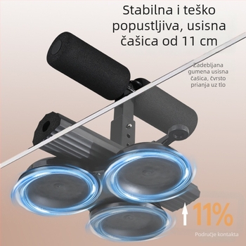 Uređaj za pomoć pri vježbanju trbušnjaka s podizačem užeta, stezanje struka, dvostruke usisne čašice, oprema za vježbanje trbušnih mišića s nožnim pritiskanjem