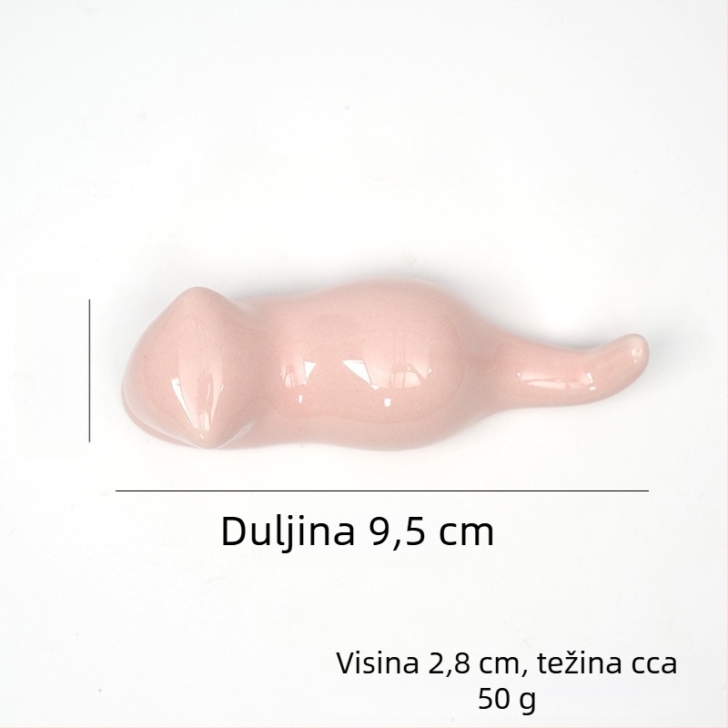Keramički višenamjenski držač olovaka s motivima mačaka, kita, zeca i ptica – ukras radnog stola za kaligrafiju