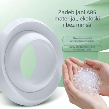 ABS sferni izlaz zraka za sustav svježeg zraka s podesivim ventilom, središnja klimatizacija