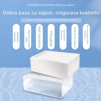 DIY alati za toplinski postup izrade sapuna: baza sapuna, kalup za sapun u obliku kruha i rezač, pigmenti, lonac za otapanje voska i grijač
