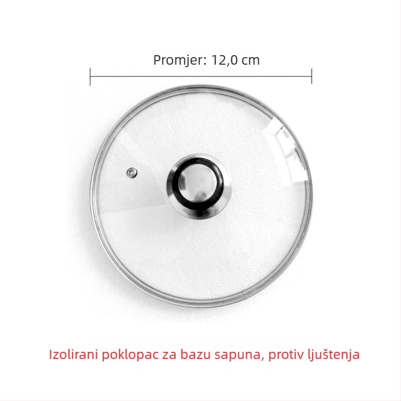 DIY alati za toplinski postup izrade sapuna: baza sapuna, kalup za sapun u obliku kruha i rezač, pigmenti, lonac za otapanje voska i grijač