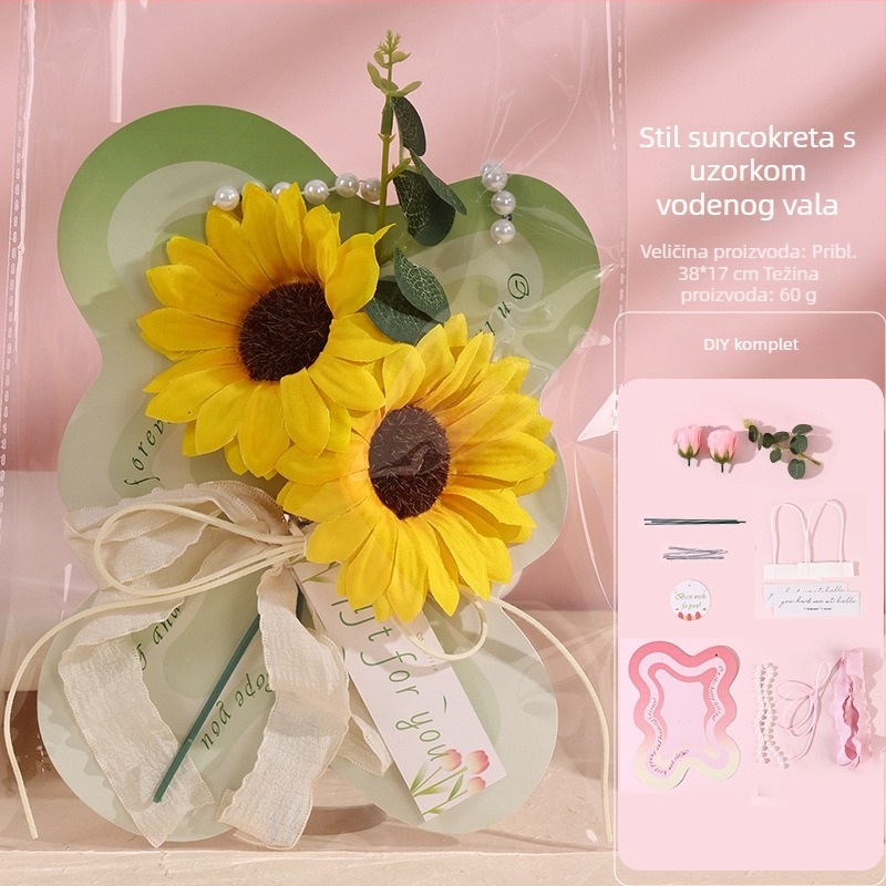 Čestitka za Majčin dan sa večnim cvijećem i DIY kompletom za tulipane