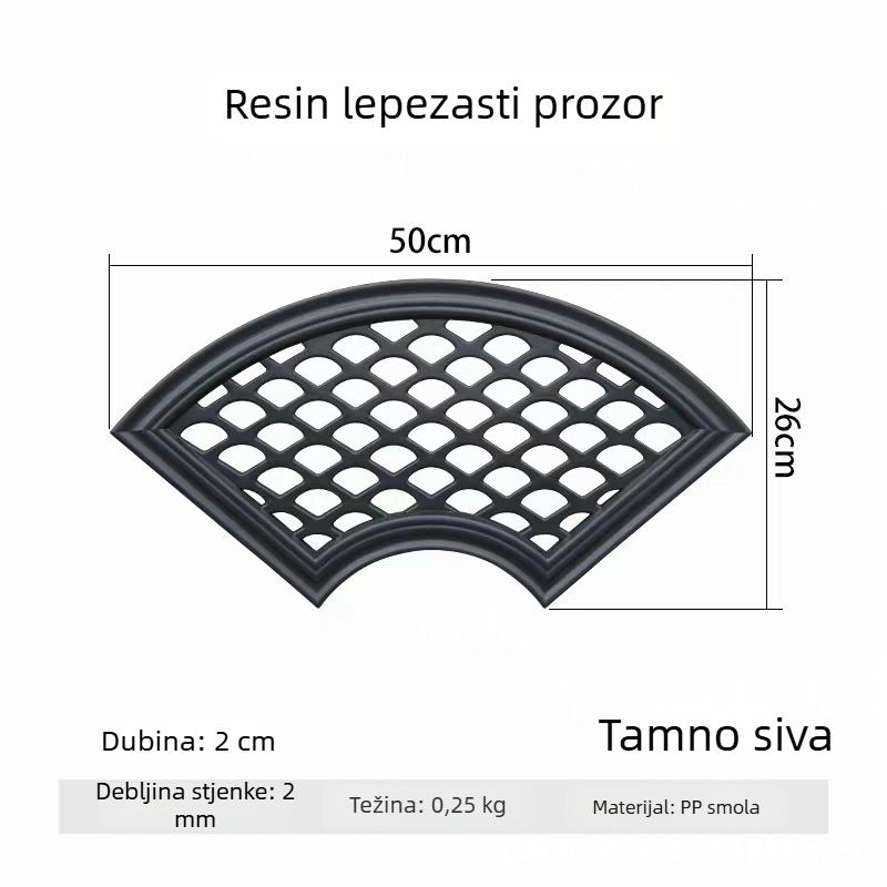 Mini antik zidna pločica u novokineskom stilu, smola, za dnevni boravak i blagovaonu, Huipai stil