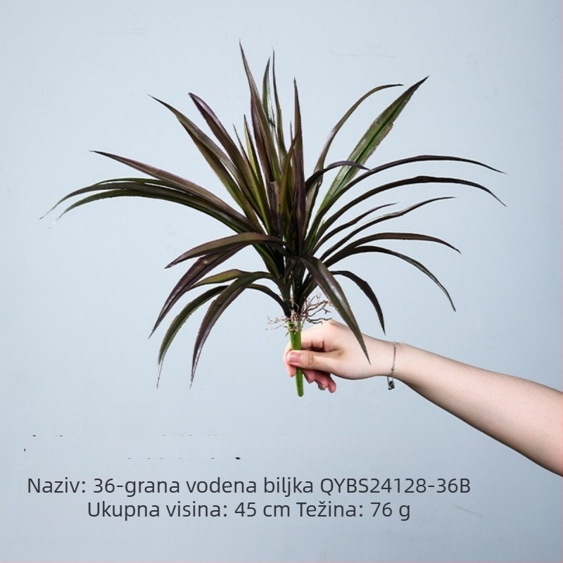 Umjetne paprati i bilje za ukrasne kompozicije — kidney fern, Persian fern, ružmarin i asparagus fern