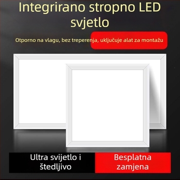 Ugradno stropno LED svjetlo za kupaonu i kuhinju s aluminijskim panelom