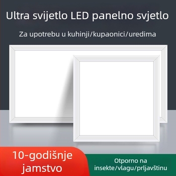 Ugradno stropno LED svjetlo za kupaonu i kuhinju s aluminijskim panelom