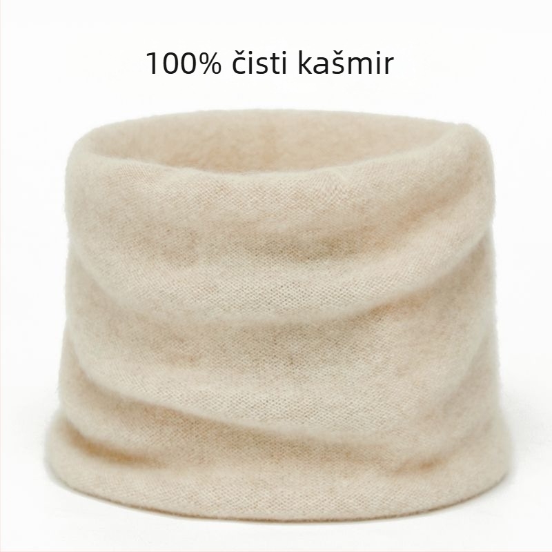 Vuneni šal za vrat, debeli zimski pleteni šal, jednostavnog dizajna