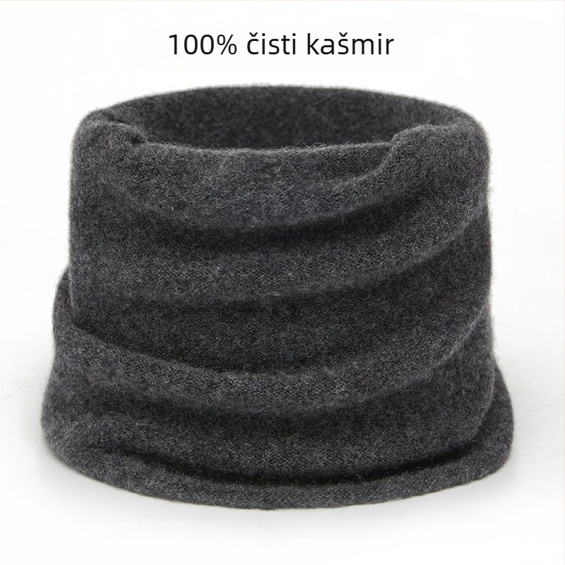 Vuneni šal za vrat, debeli zimski pleteni šal, jednostavnog dizajna