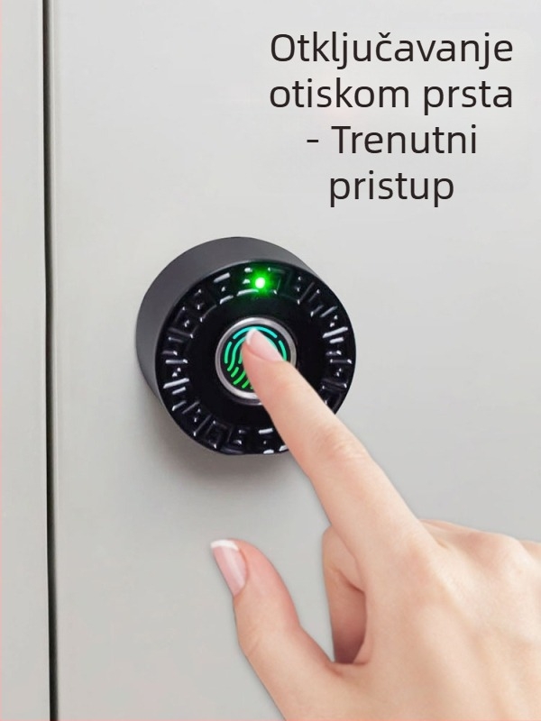 Brava za ladicu s otiskom prsta za skladišne ormariće, uredske ormariće za dokumente, noćne ormariće, garderobe i poštanske sandučiće – elektronička zaključavka s lozinkom.