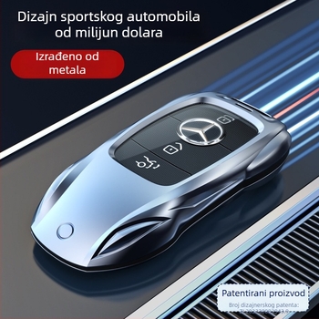 Kućište ključa Mercedes-Benz od cinkovog legura – zaštitna metalna kućišta za E300L, C260L, GLC, A200, C200, GLE