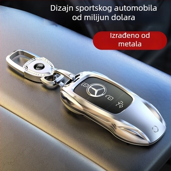 Kućište ključa Mercedes-Benz od cinkovog legura – zaštitna metalna kućišta za E300L, C260L, GLC, A200, C200, GLE