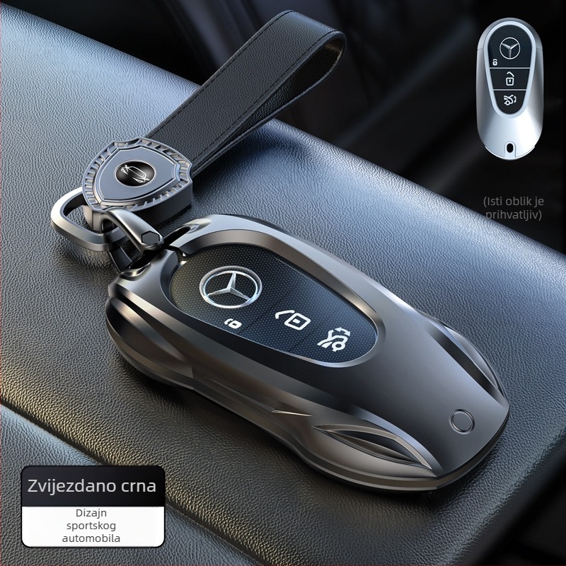 Kućište ključa Mercedes-Benz od cinkovog legura – zaštitna metalna kućišta za E300L, C260L, GLC, A200, C200, GLE