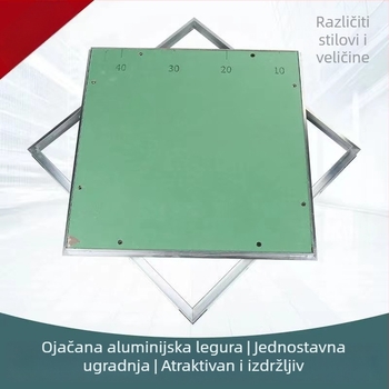 Skriti pristupni panel za strop od gipsane ploče, aluminijska legura