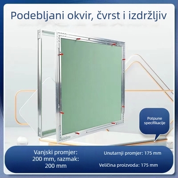 Skriti pristupni panel za strop od gipsane ploče, aluminijska legura