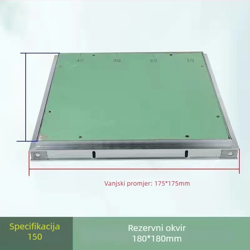 Skriti pristupni panel za strop od gipsane ploče, aluminijska legura