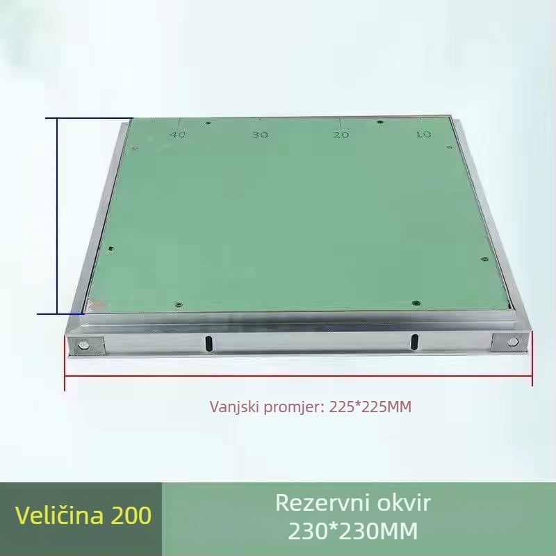 Skriti pristupni panel za strop od gipsane ploče, aluminijska legura