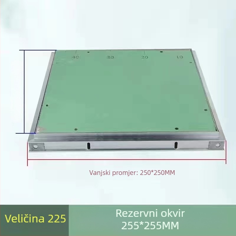 Skriti pristupni panel za strop od gipsane ploče, aluminijska legura