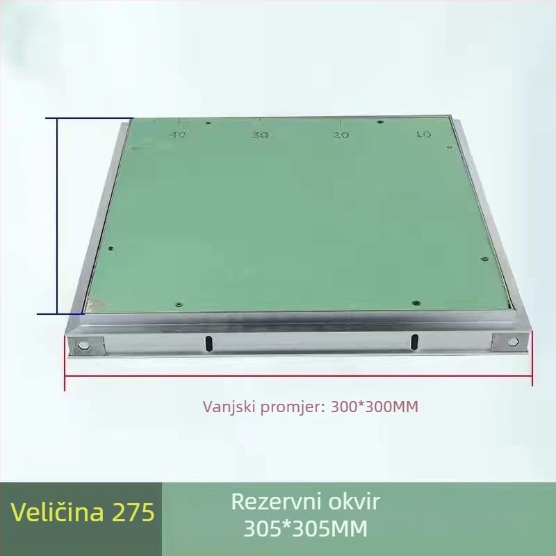 Skriti pristupni panel za strop od gipsane ploče, aluminijska legura