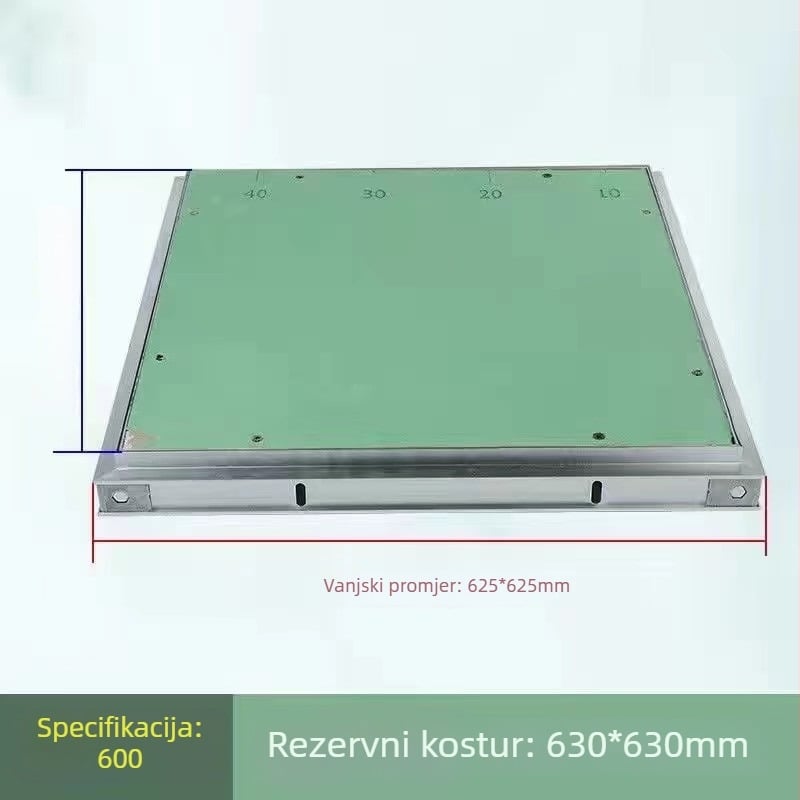 Skriti pristupni panel za strop od gipsane ploče, aluminijska legura