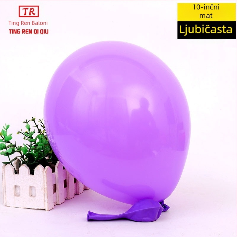 10-inčni mat kružni latex baloni za vjenčanja, zabave i rođendane