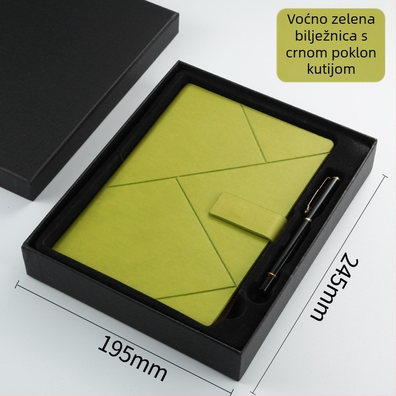 A5 debela bilježnica za poslovno i uredsko okruženje — zapisnik sastanaka, dnevnik, mogućnost tiskanja logotipa