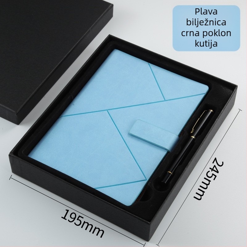 A5 debela bilježnica za poslovno i uredsko okruženje — zapisnik sastanaka, dnevnik, mogućnost tiskanja logotipa