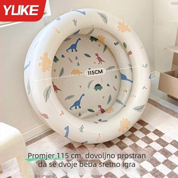 Naduvani dječji bazen za kućnu uporabu, debeli napuhani bazen za bebe i djecu, kupanje i vodene igre