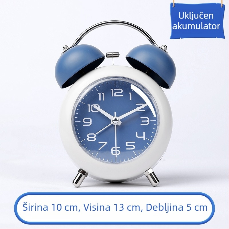 2025 Pametni mini budilnik za učenike osnovne i srednje škole, svjetleći brojčanik u mraku, napajanje baterijama, sladak stil