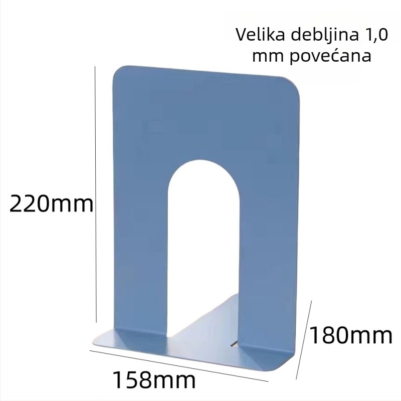 Čvrsti metalni držač za knjige, za stolni ured i knjižnicu