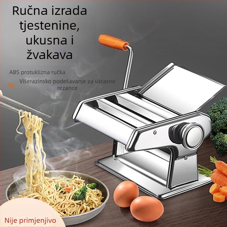 Kompaktni kućni stroj za tjesteninu s funkcijom mijesenja i razvlačenja — višenamjenski stroj za tijesto i listove za knedle