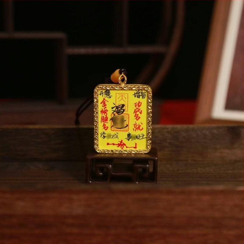 Ručni talisman od cinnabara za bogatstvo i prosperitet, taoistički thangka