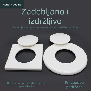 Dekorativni poklop za rupe u stijenci, kvadratni poklop za TV kablove i klimatizacijski uređaj