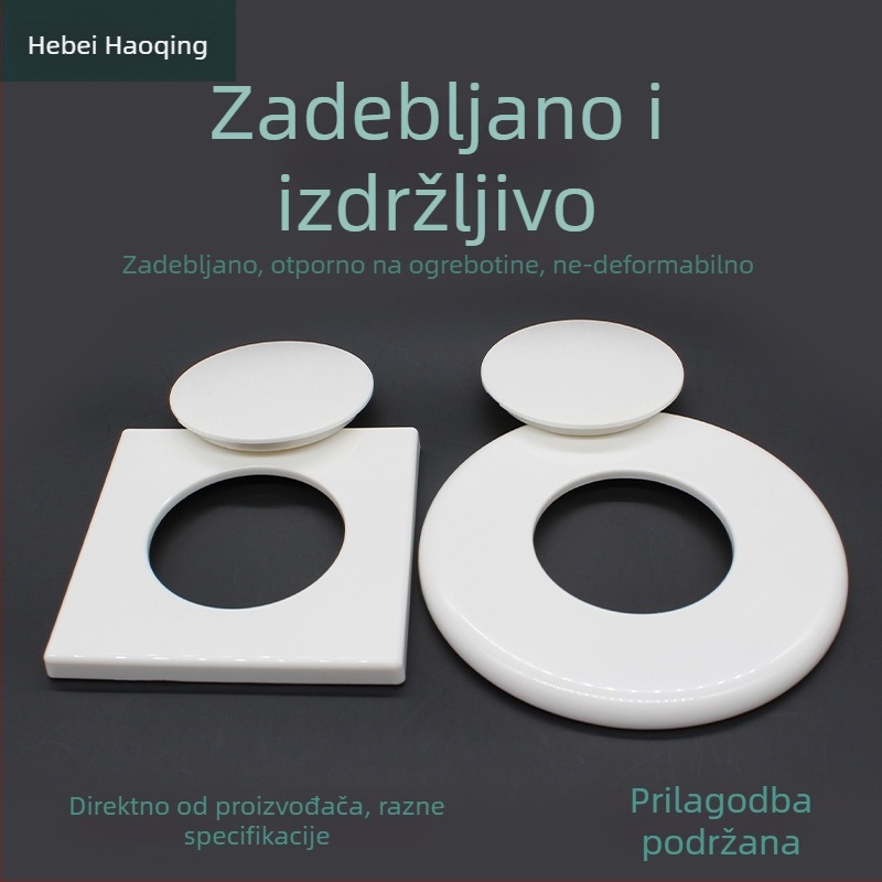 Dekorativni poklop za rupe u stijenci, kvadratni poklop za TV kablove i klimatizacijski uređaj