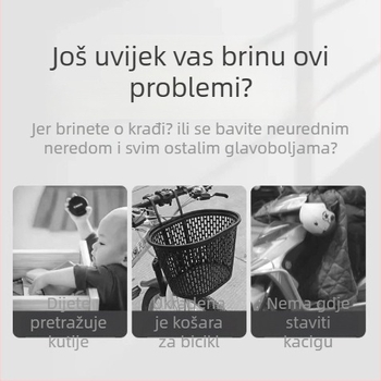 Čelična kabelska brava s kombinacijom za ormariće i arhive