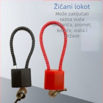 Čelična kabelska brava s kombinacijom za ormariće i arhive