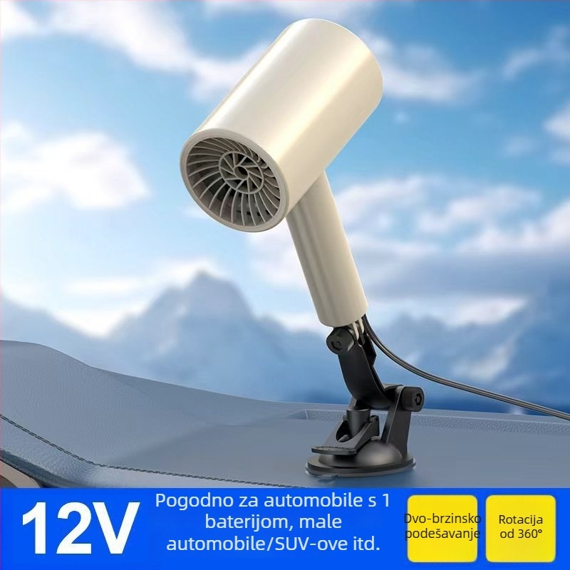 Kompaktni auto grijač 12V-24V – grijanje, odmrzavanje i odmagljivanje – brzo zagrijavanje zimi