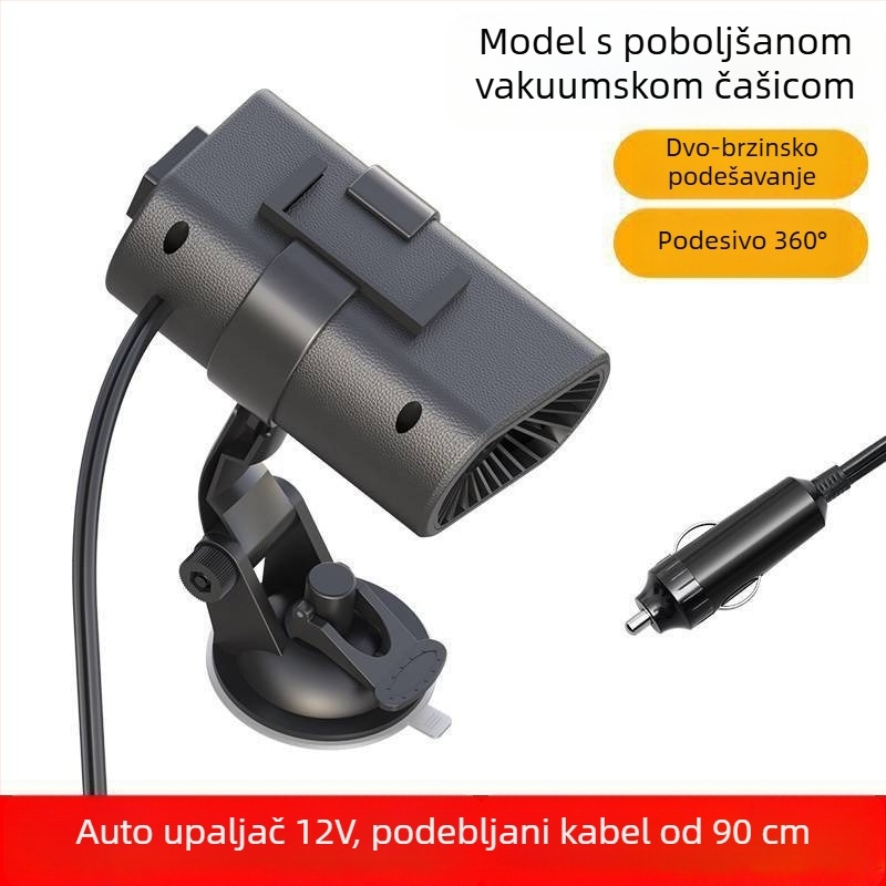 Kompaktni auto grijač 12V-24V – grijanje, odmrzavanje i odmagljivanje – brzo zagrijavanje zimi