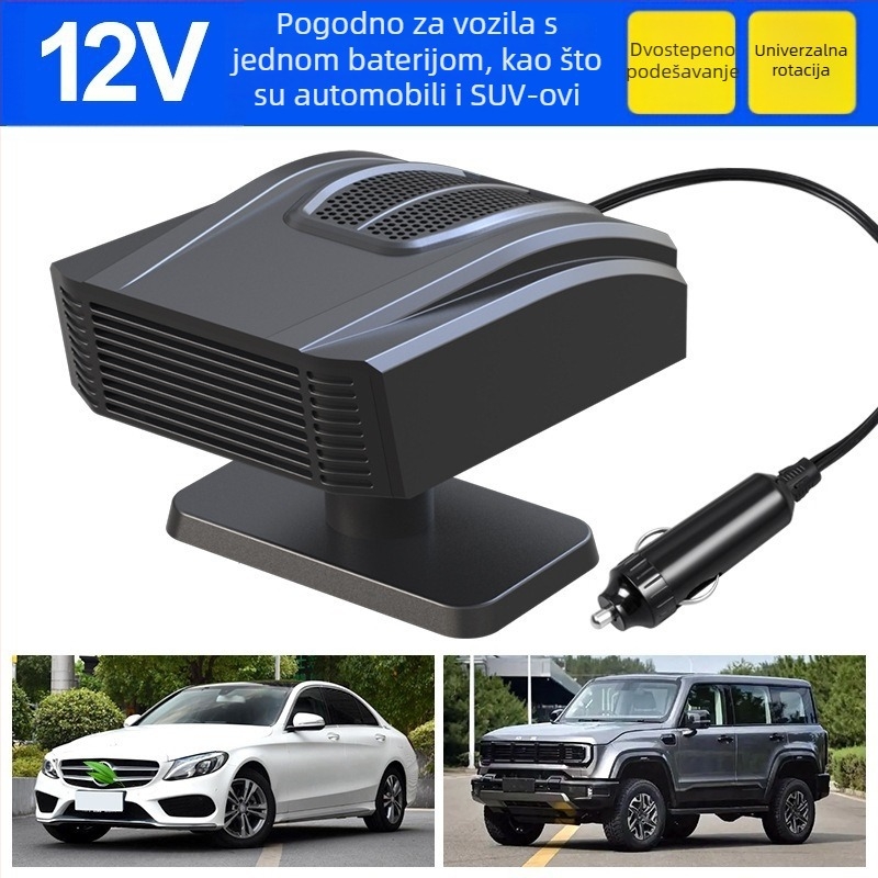 Kompaktni auto grijač 12V-24V – grijanje, odmrzavanje i odmagljivanje – brzo zagrijavanje zimi