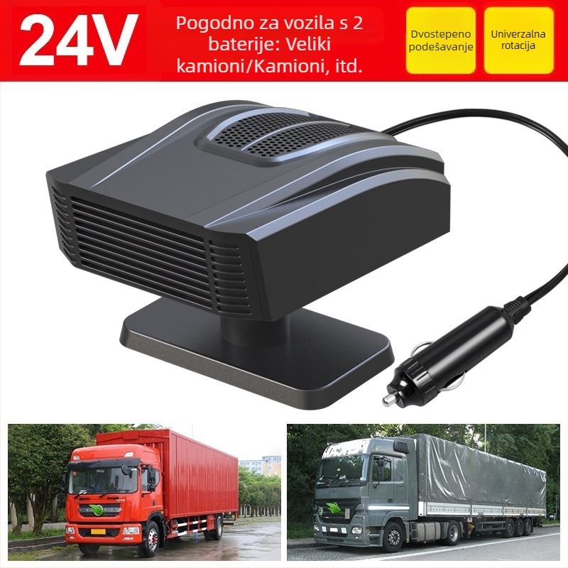 Kompaktni auto grijač 12V-24V – grijanje, odmrzavanje i odmagljivanje – brzo zagrijavanje zimi
