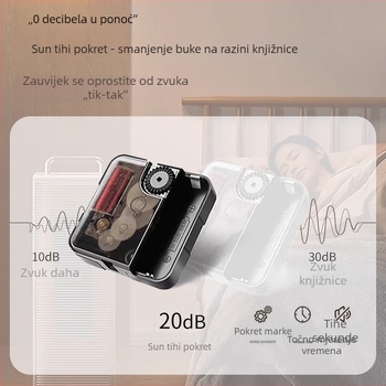 Dopaminska atmosfera svjetleći zidni sat, cvjetni dizajn, tih rad, pogodna za dnevni boravak i spavaću sobu