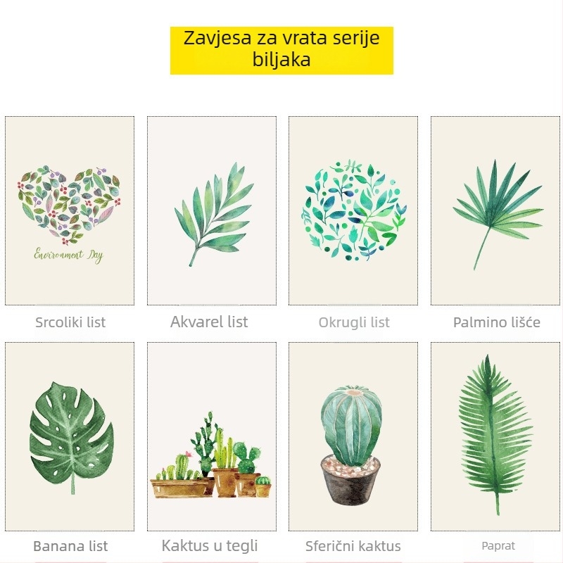 Zavjesa za vrata od pamuk-len platna za spavaću sobu, kuhinju i kupaonicu – viseći pregradnik