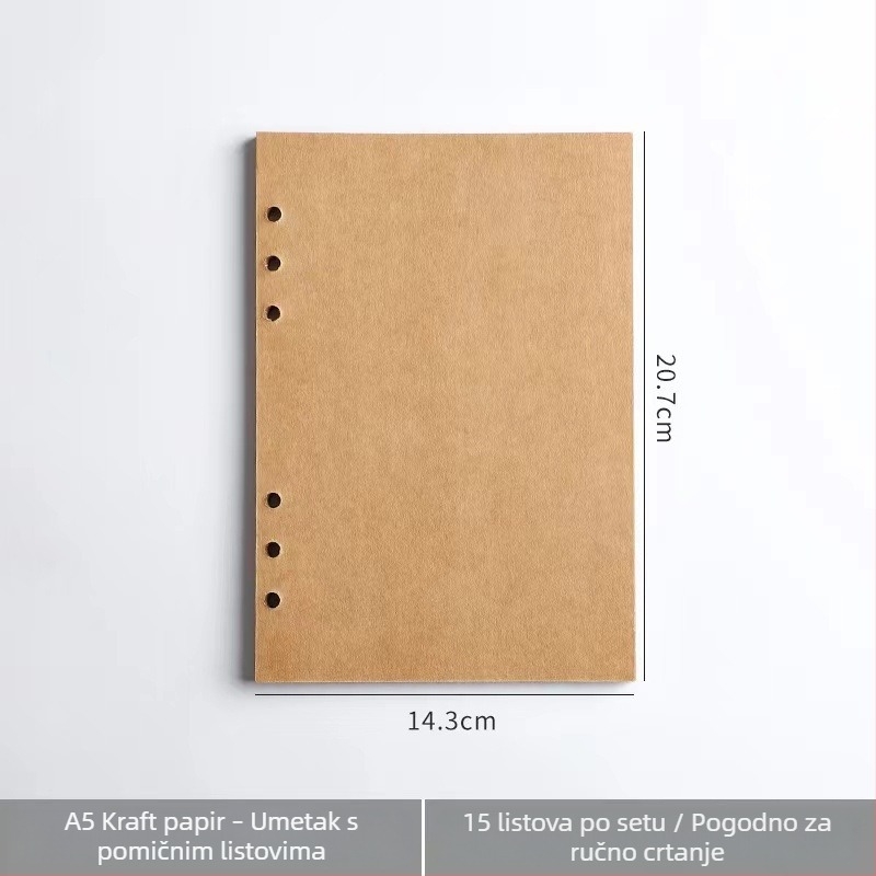 Ručni fotoalbum od kraft papira za parove, 30 stranica, spomenar za fotografije, poklon za maturu i rođendan