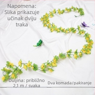 Umjetne vinove loze s ružama za svadbenu dekoraciju
