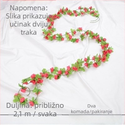 Umjetne vinove loze s ružama za svadbenu dekoraciju