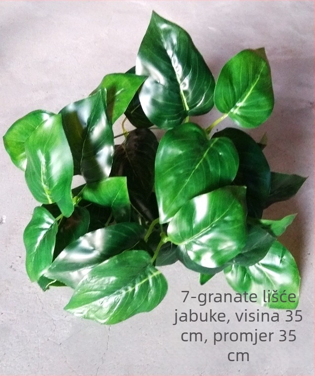 Umjetne biljke za zidnu i stolnu dekoraciju, dodaci travnjaka i mini bonsai, visina 10–30 cm