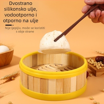 Silikonski papir za parenje, hrane kvalitete, za peciva i slatice, neprijanjajući