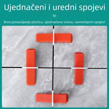 Osnovni klip za niveliranje pločica za zidove i podove